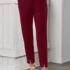Women Pleated Straight Fit Trousers
