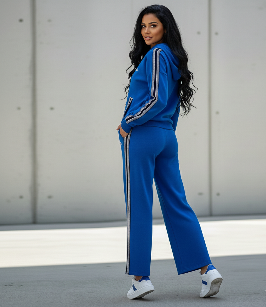 Naomi Hooded, Full-Zip Jacket And Joggers Set