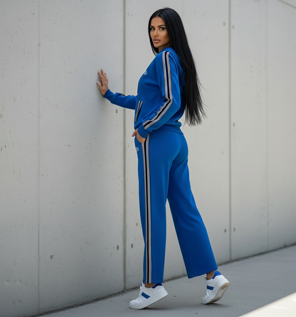 Naomi Hooded, Full-Zip Jacket And Joggers Set