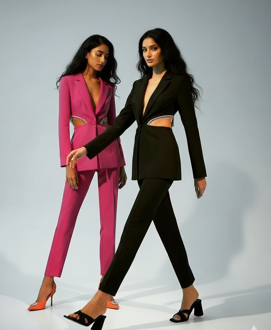 Nora Bling Crystal Blazer