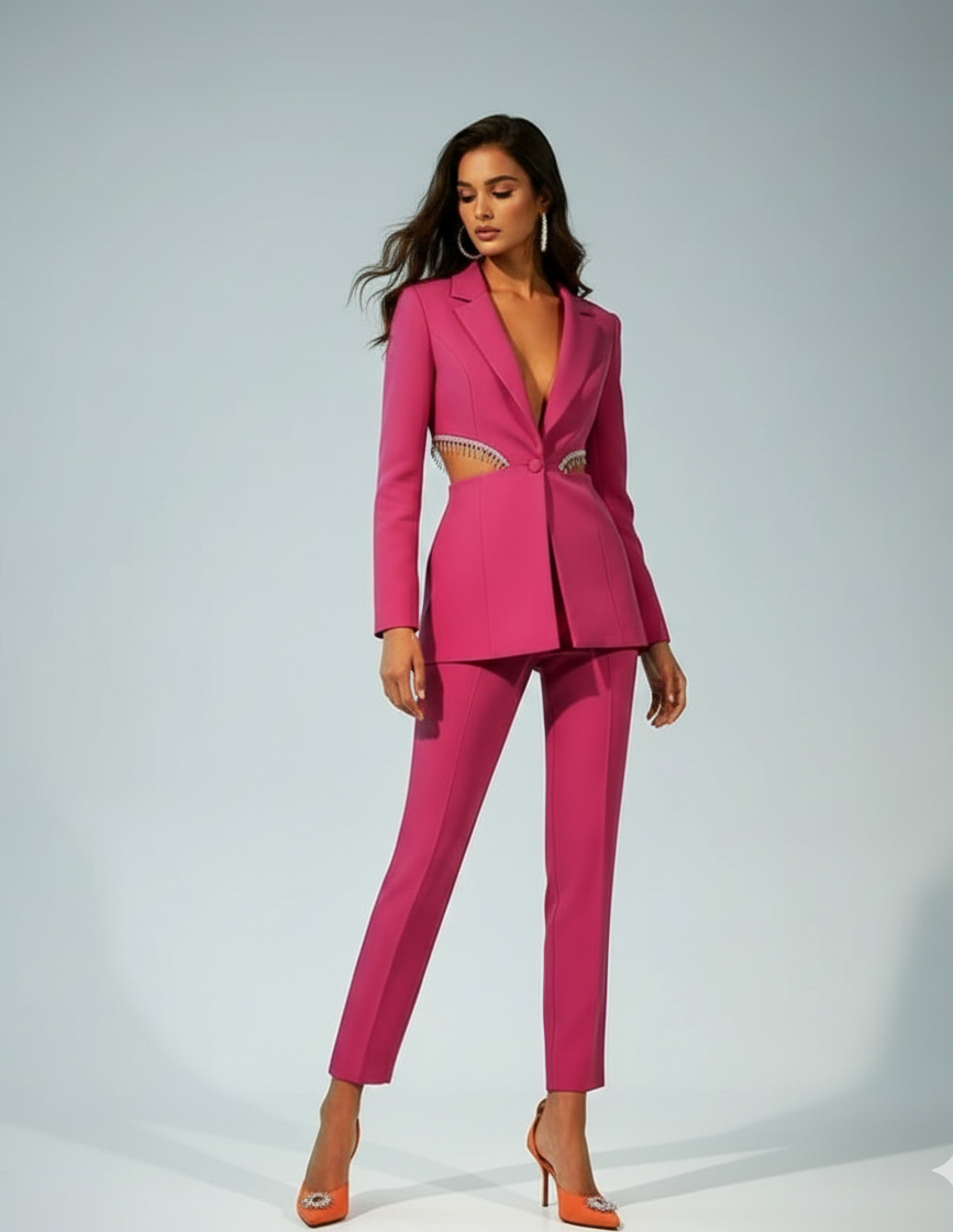 Nora Bling Crystal Blazer