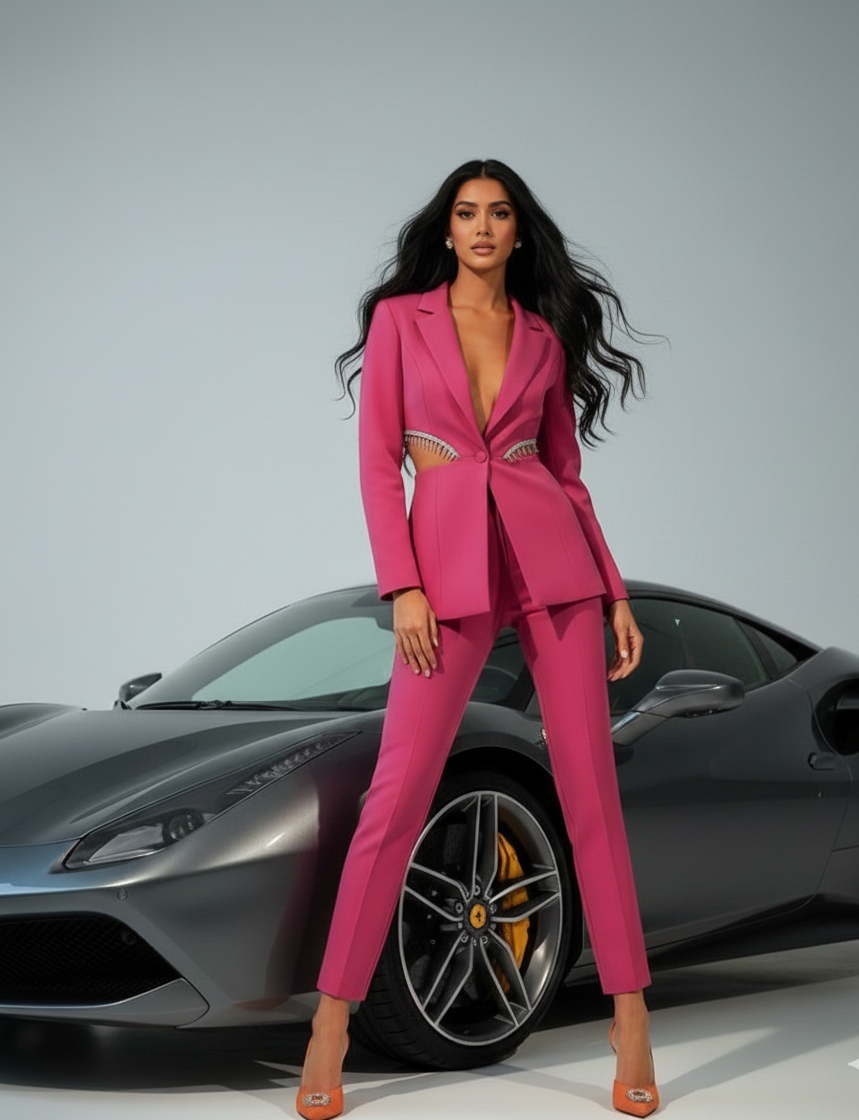 Nora Bling Crystal Blazer