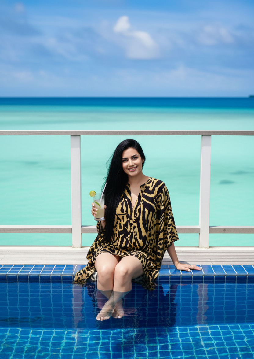 Pecy Beach Luxe Kaftan