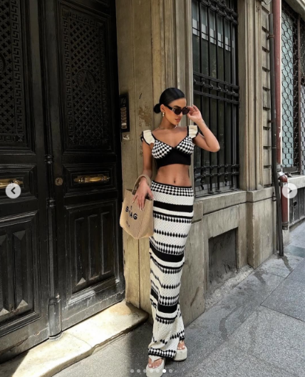 Maria Ruffle Bikini Top & Skirt Coord Set