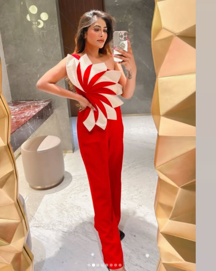 Elegant Flower Designer Jump Suit