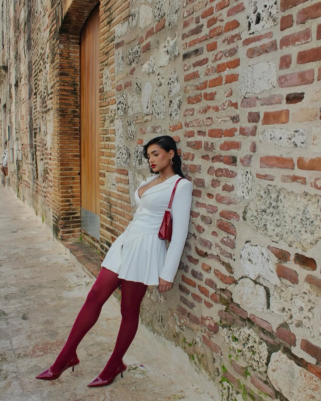 Dash Blazer White  Dress