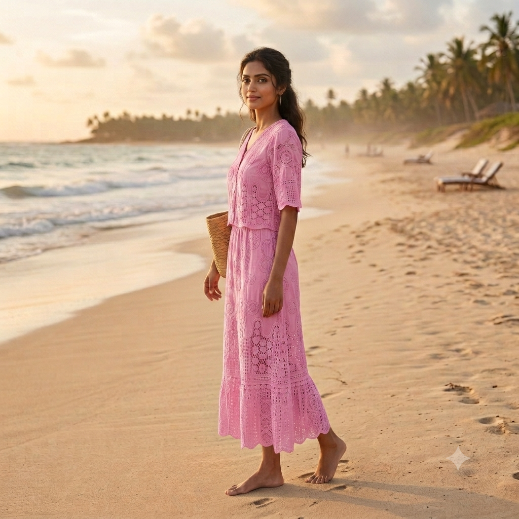 Taylor Eyelet Lace Co-Ord set
