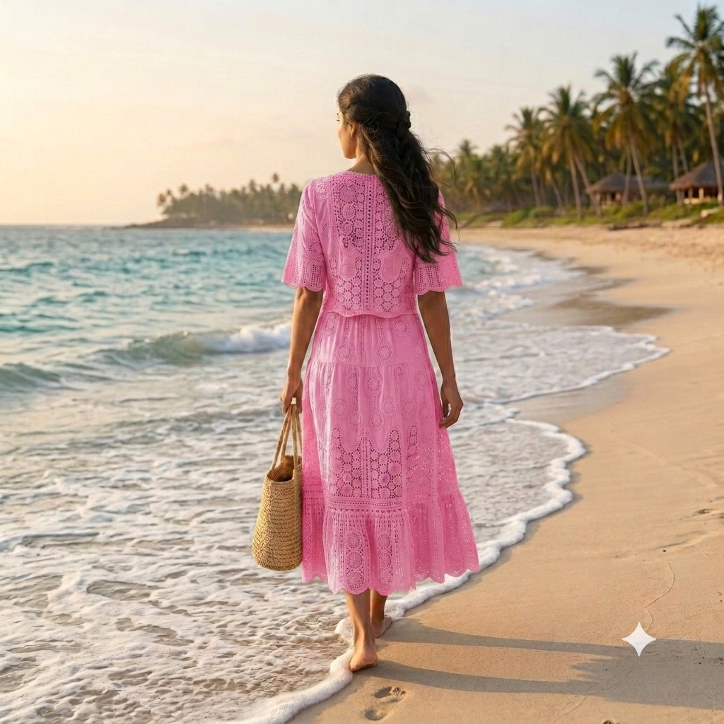 Taylor Eyelet Lace Co-Ord set