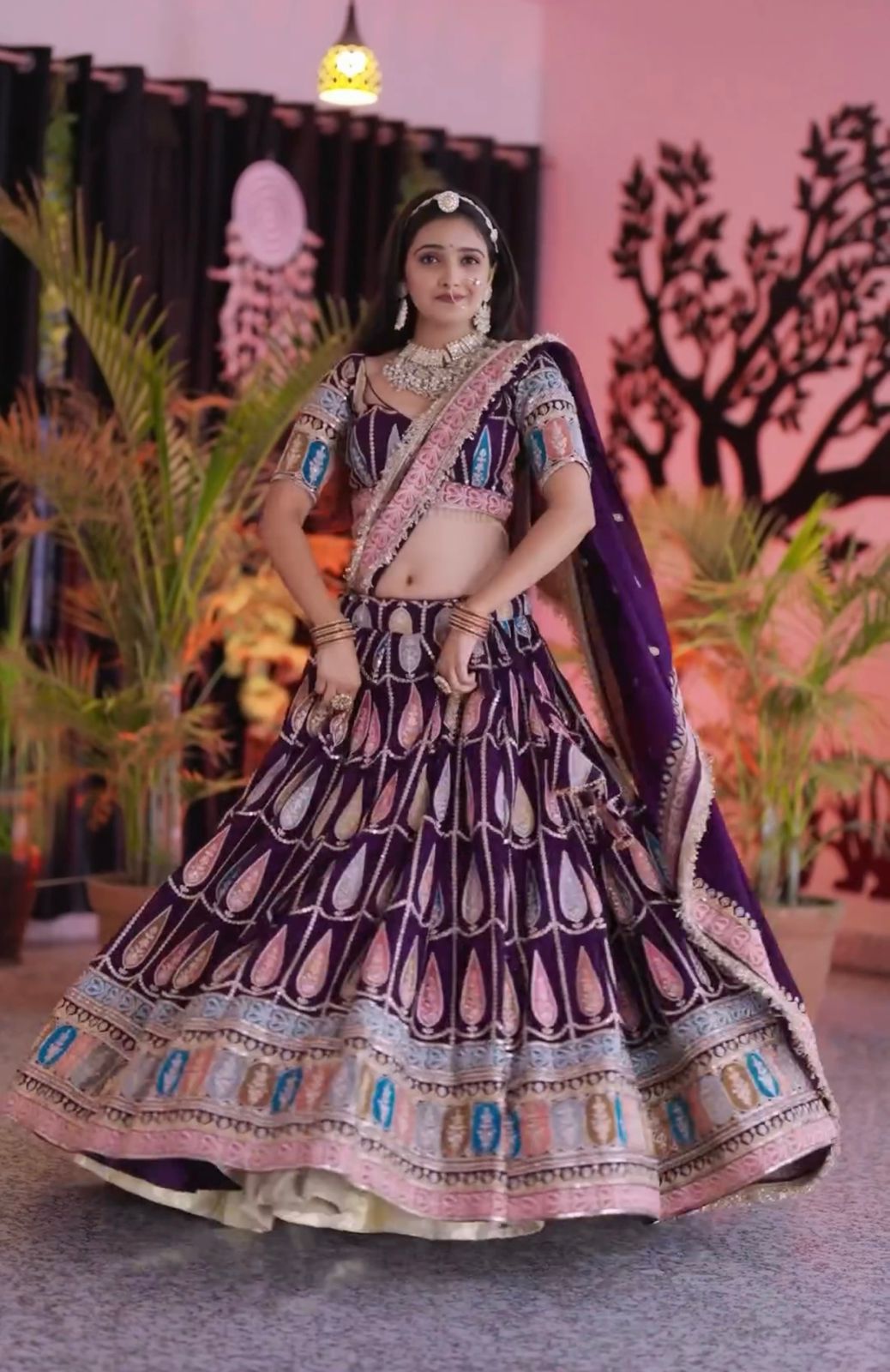 Designer Faux Georgette Lehenga Choli