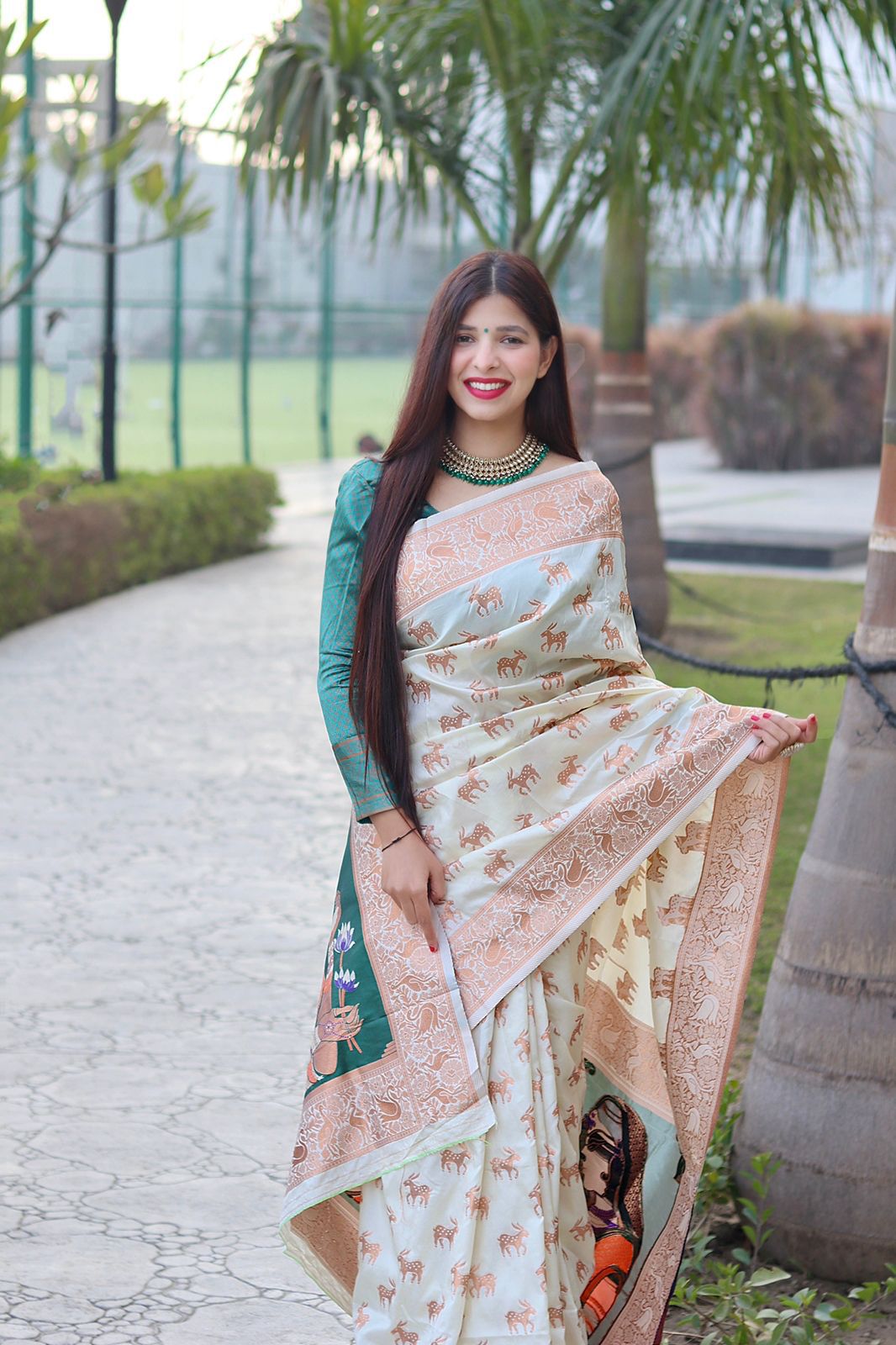 Beautiful Designer Paithani Saree