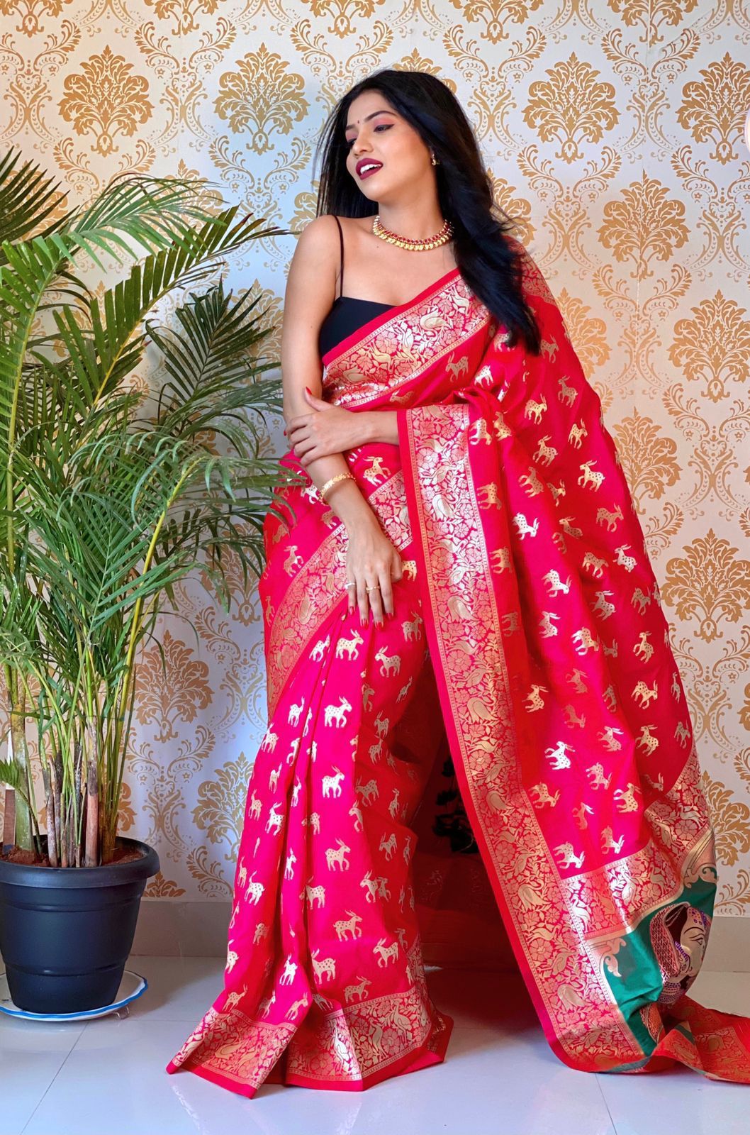 Beautiful Designer Paithani Saree