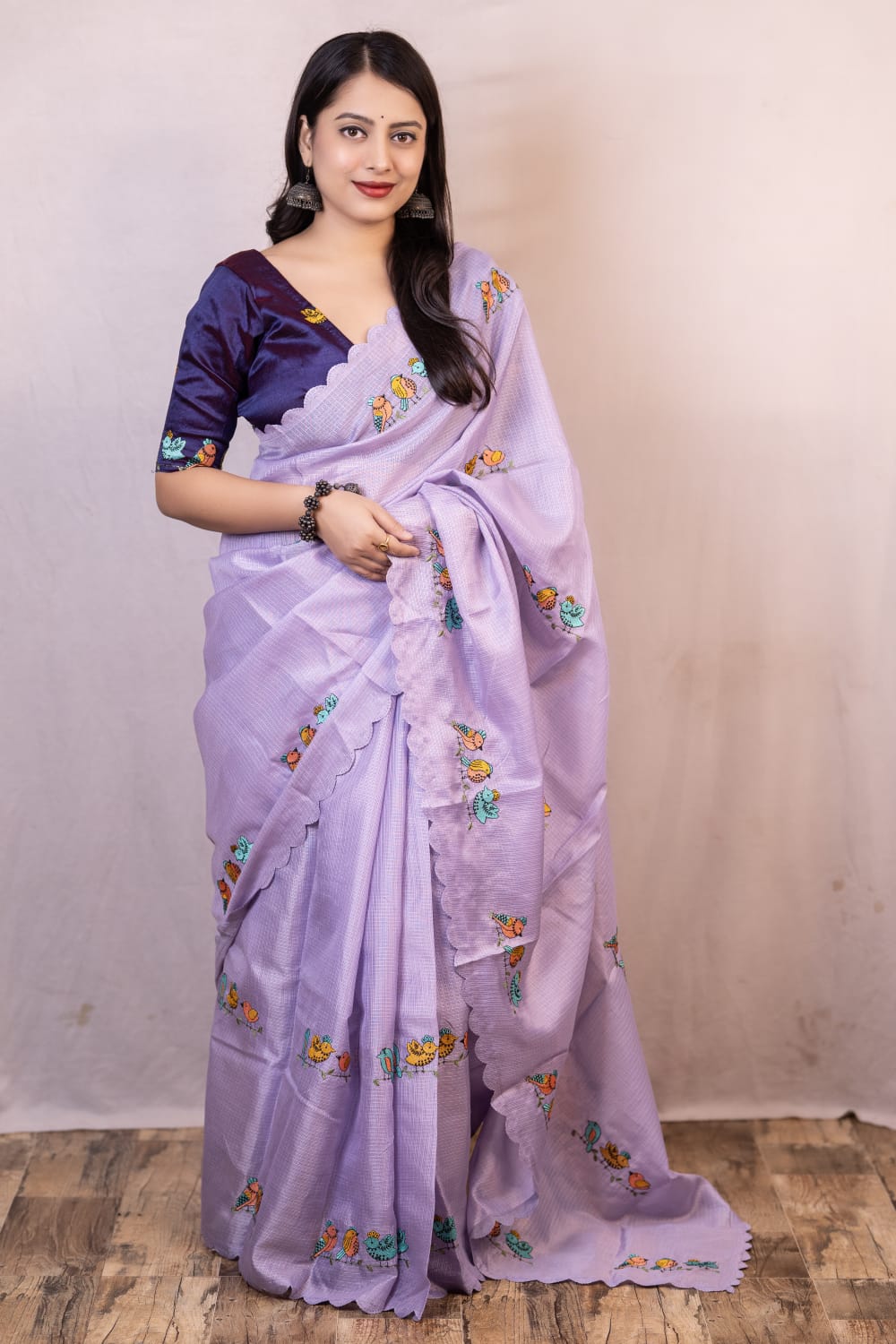 Kota embroidery saree