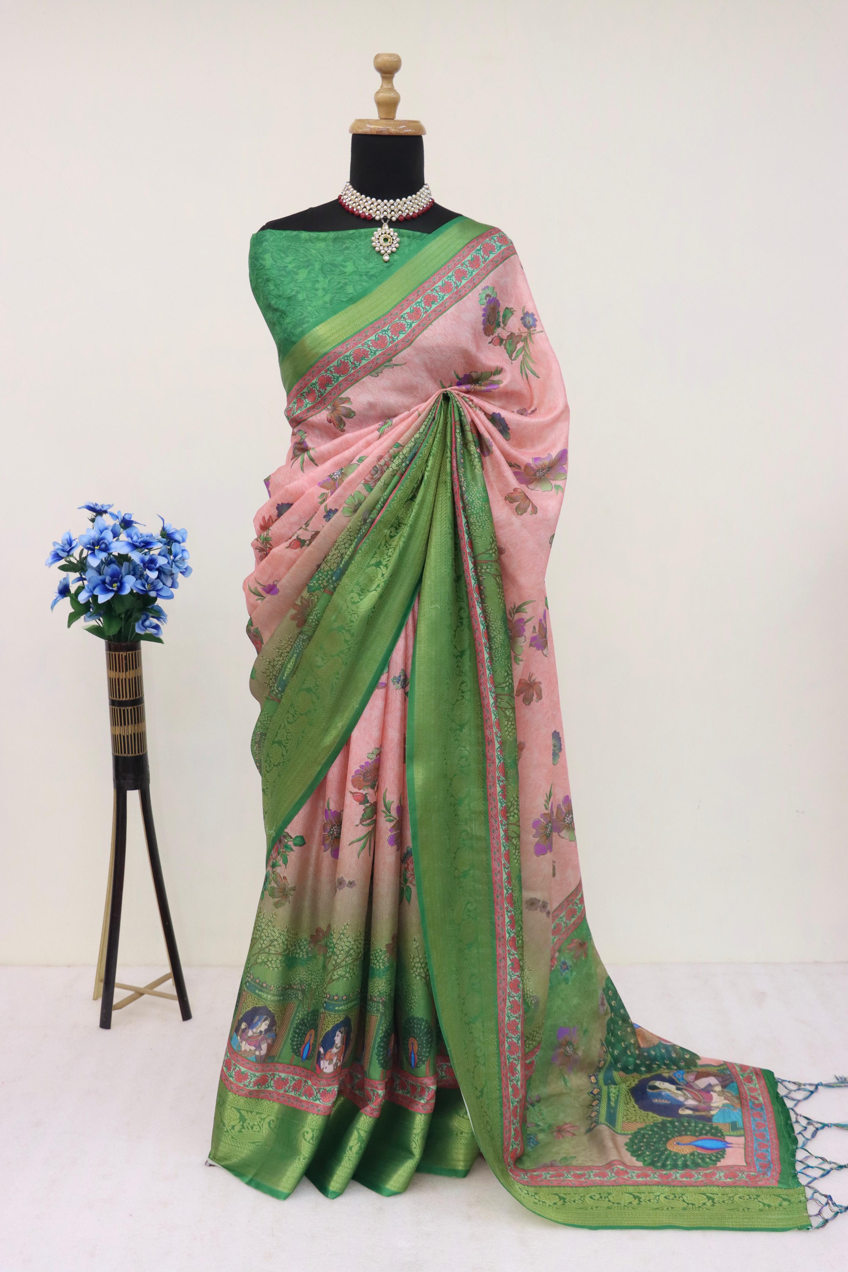 Designer Banarasi Silk Saree