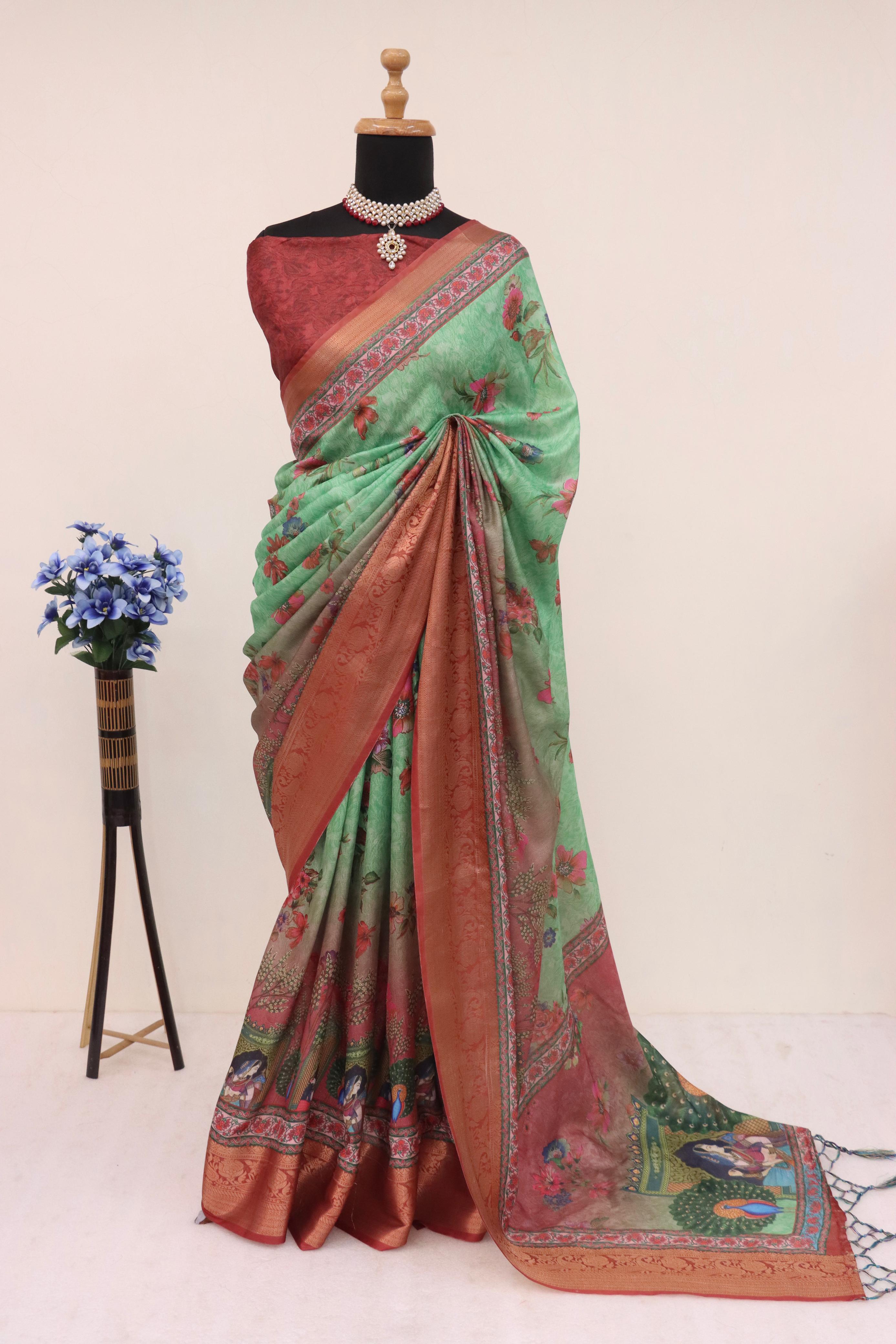 Designer Banarasi Silk Saree