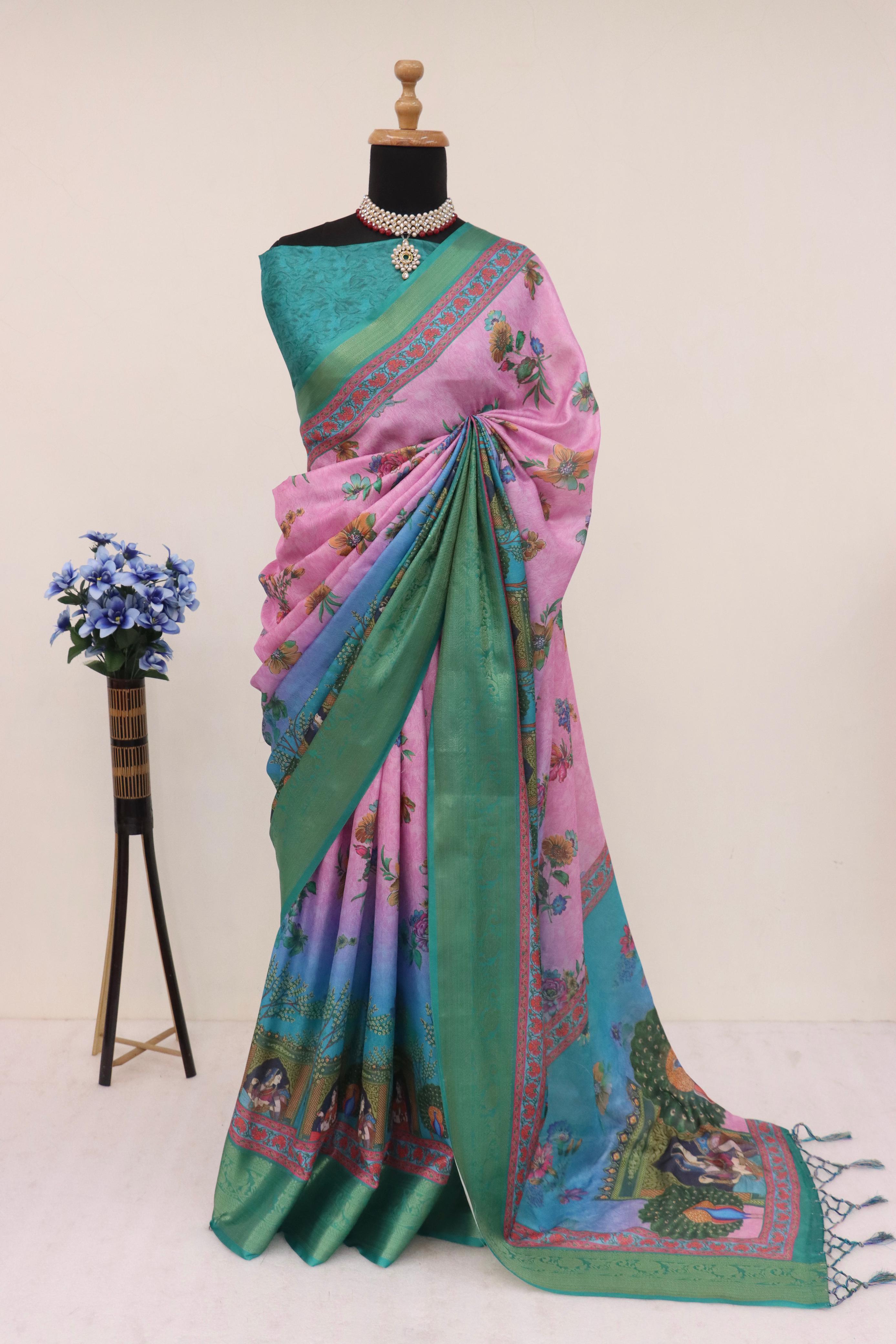 Designer Banarasi Silk Saree