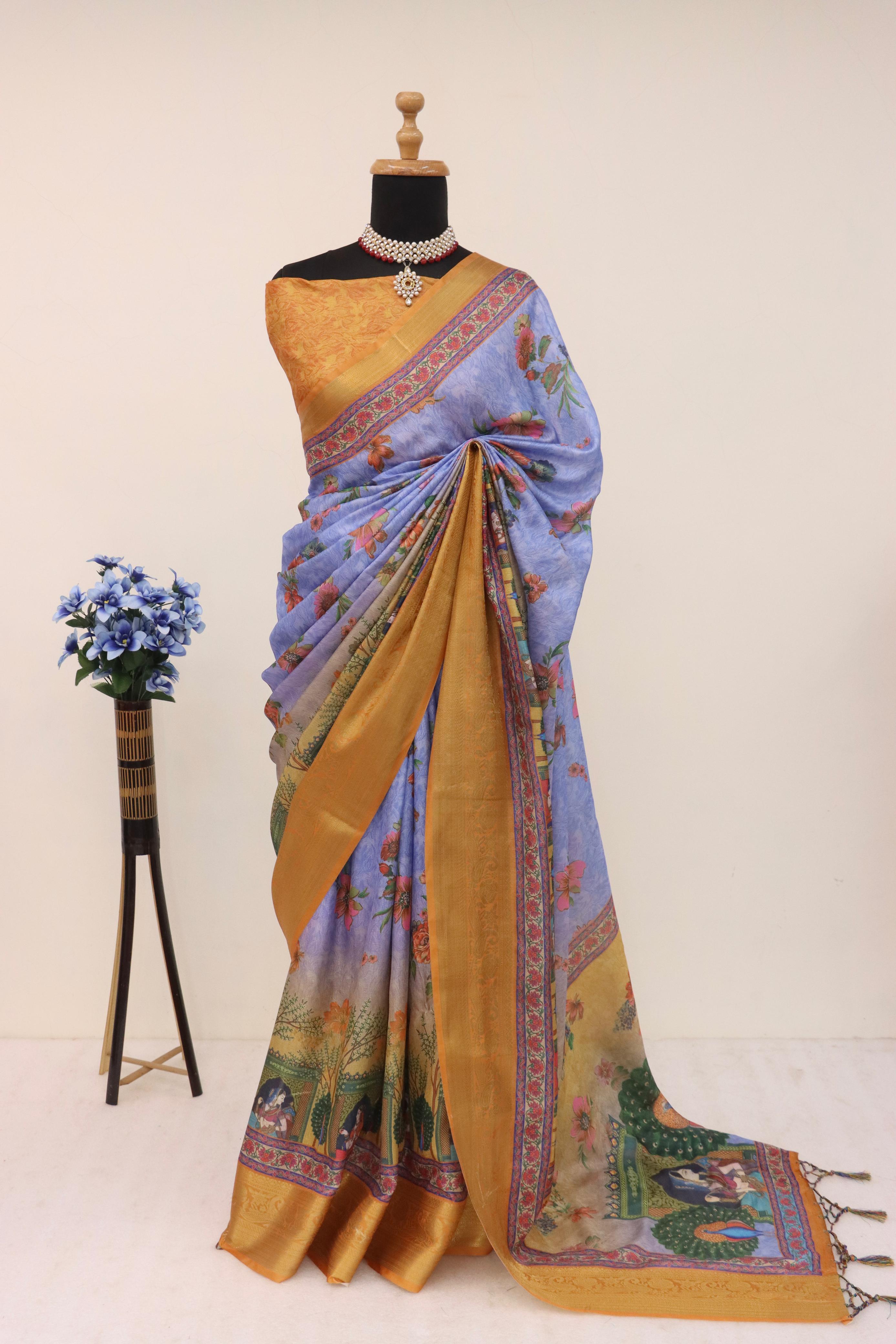 Designer Banarasi Silk Saree