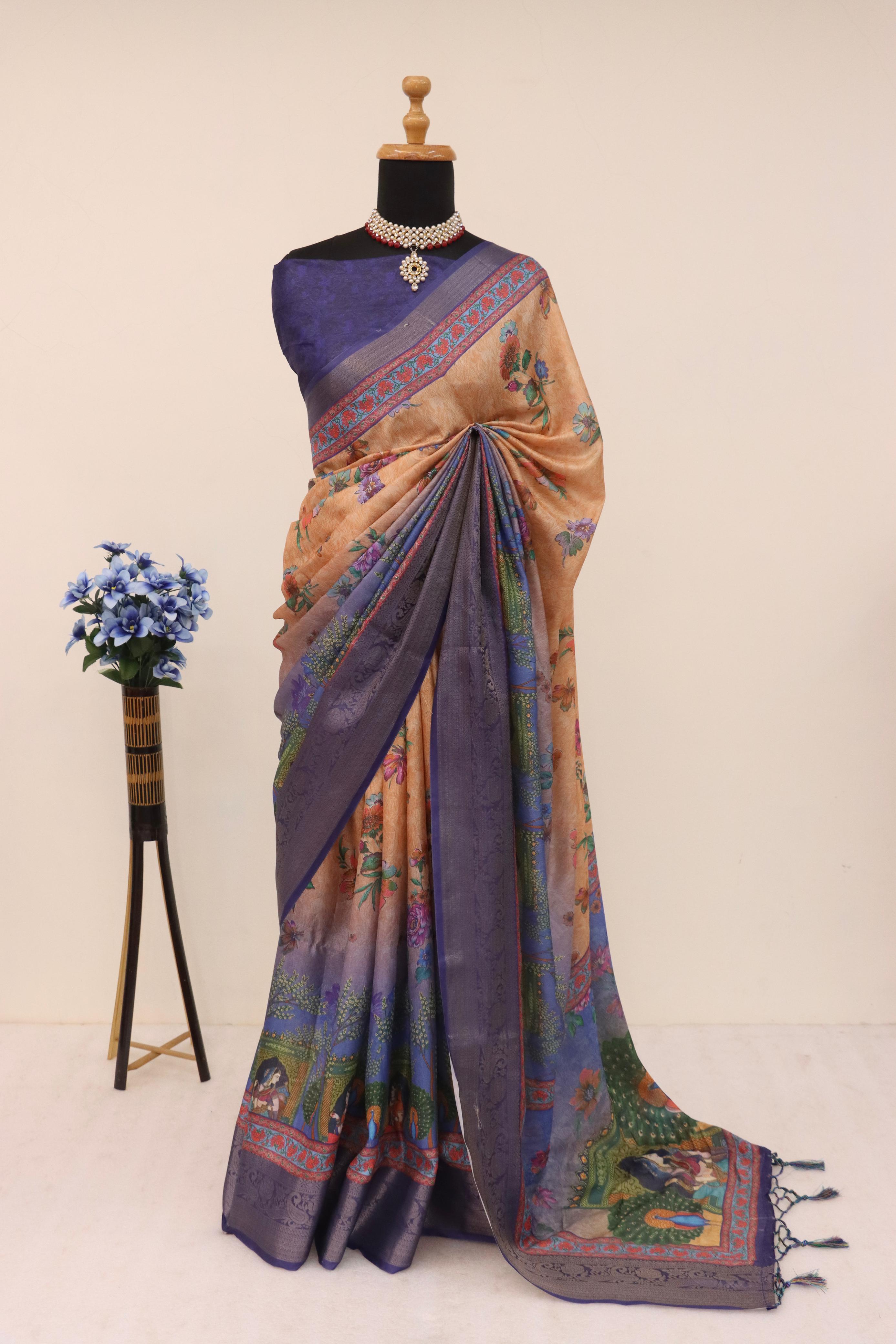 Designer Banarasi Silk Saree