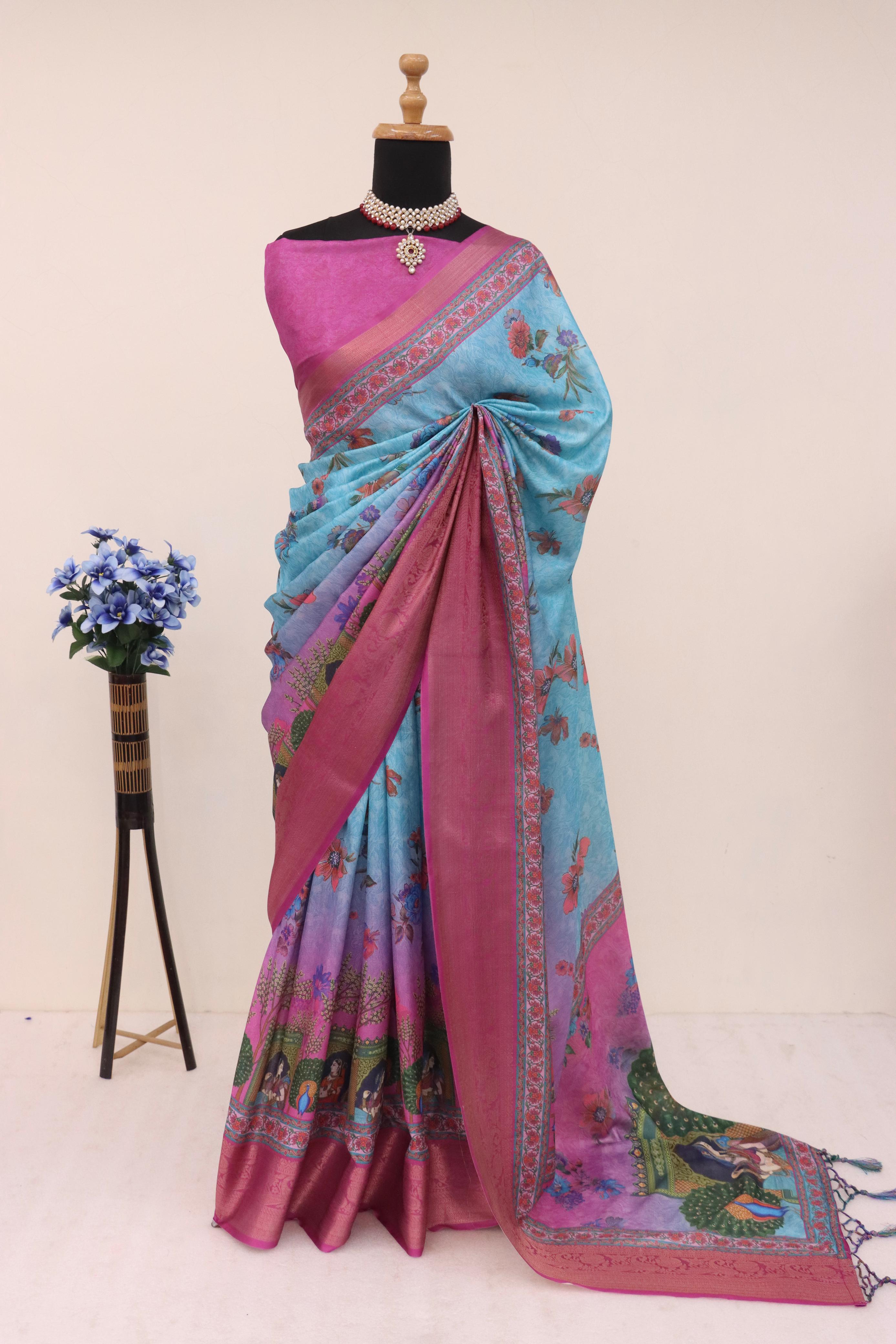 Designer Banarasi Silk Saree