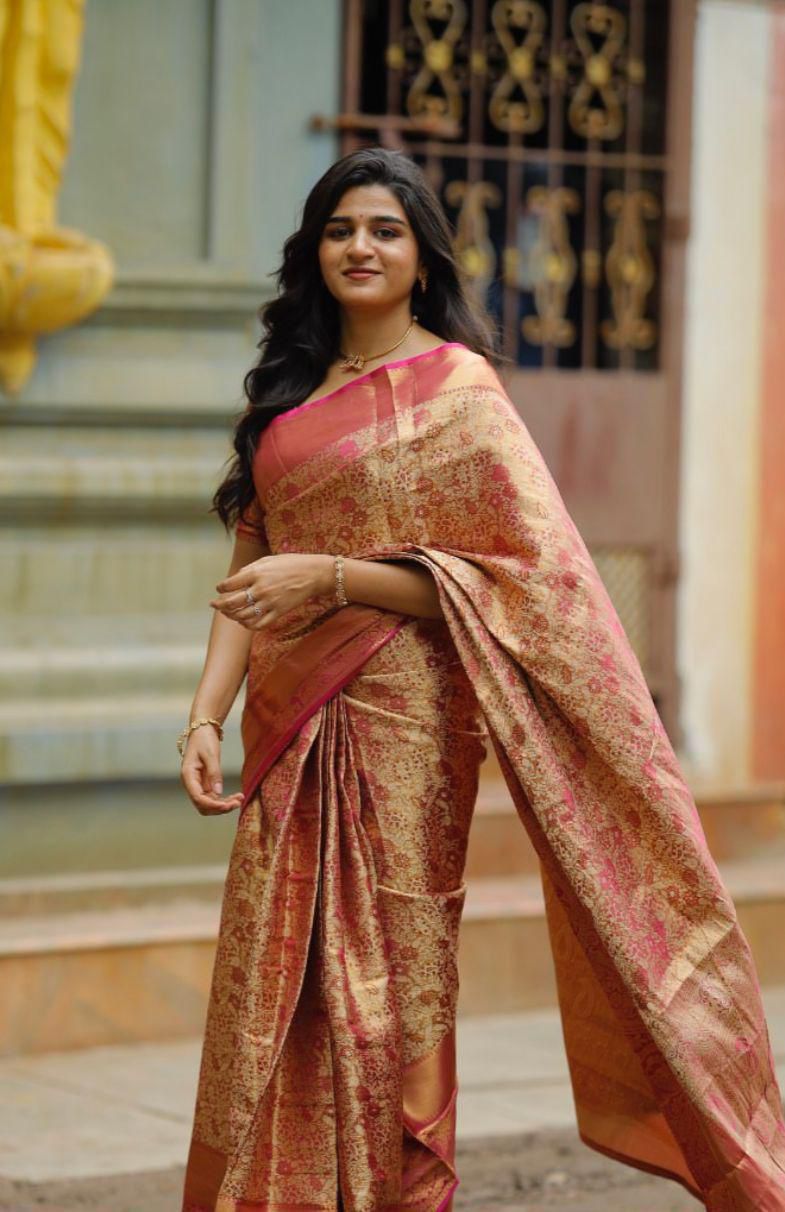 Designer Kanjivaram Soft Silk Handloom Saree