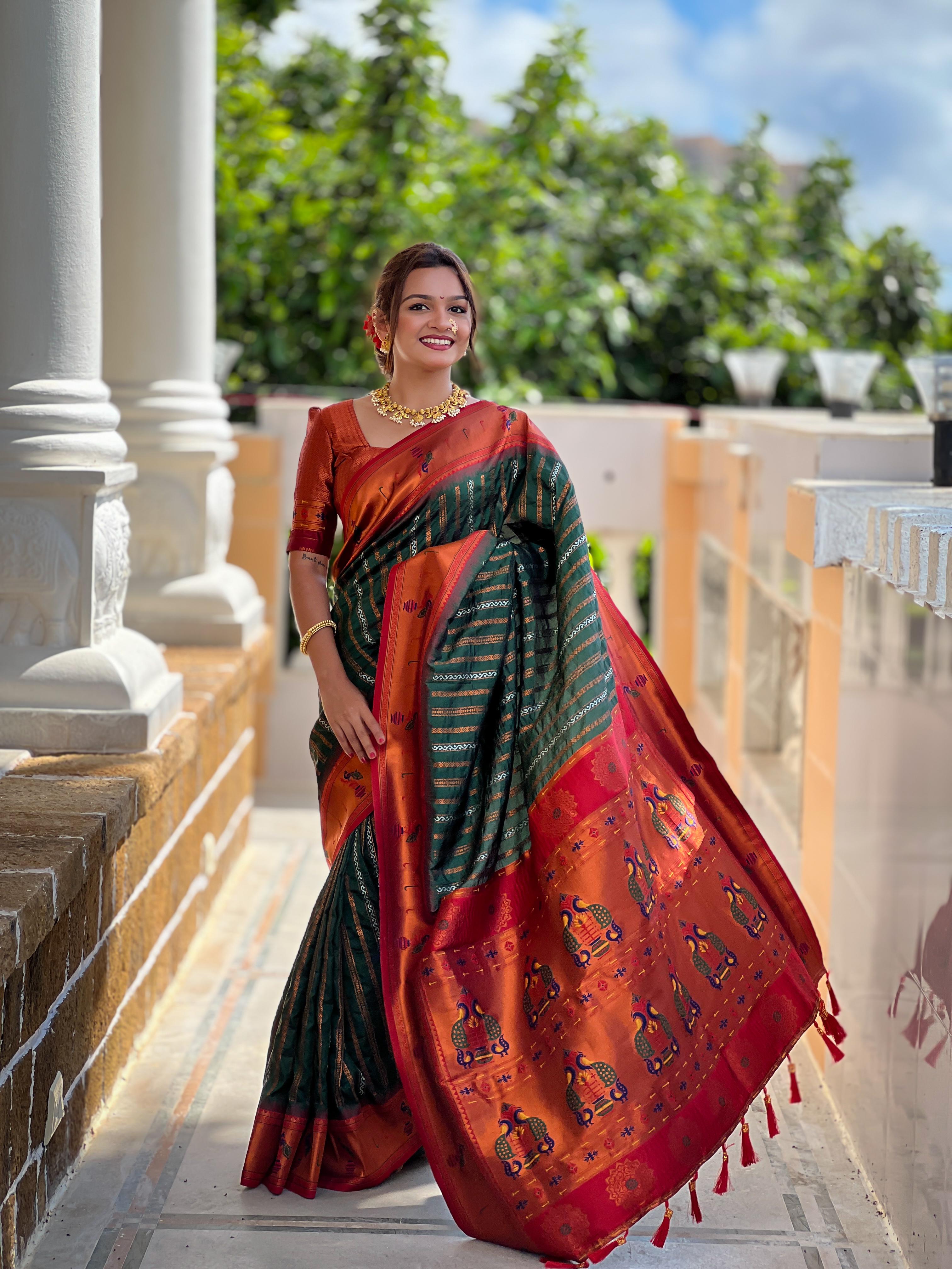 Designer Paithani Silk Saree