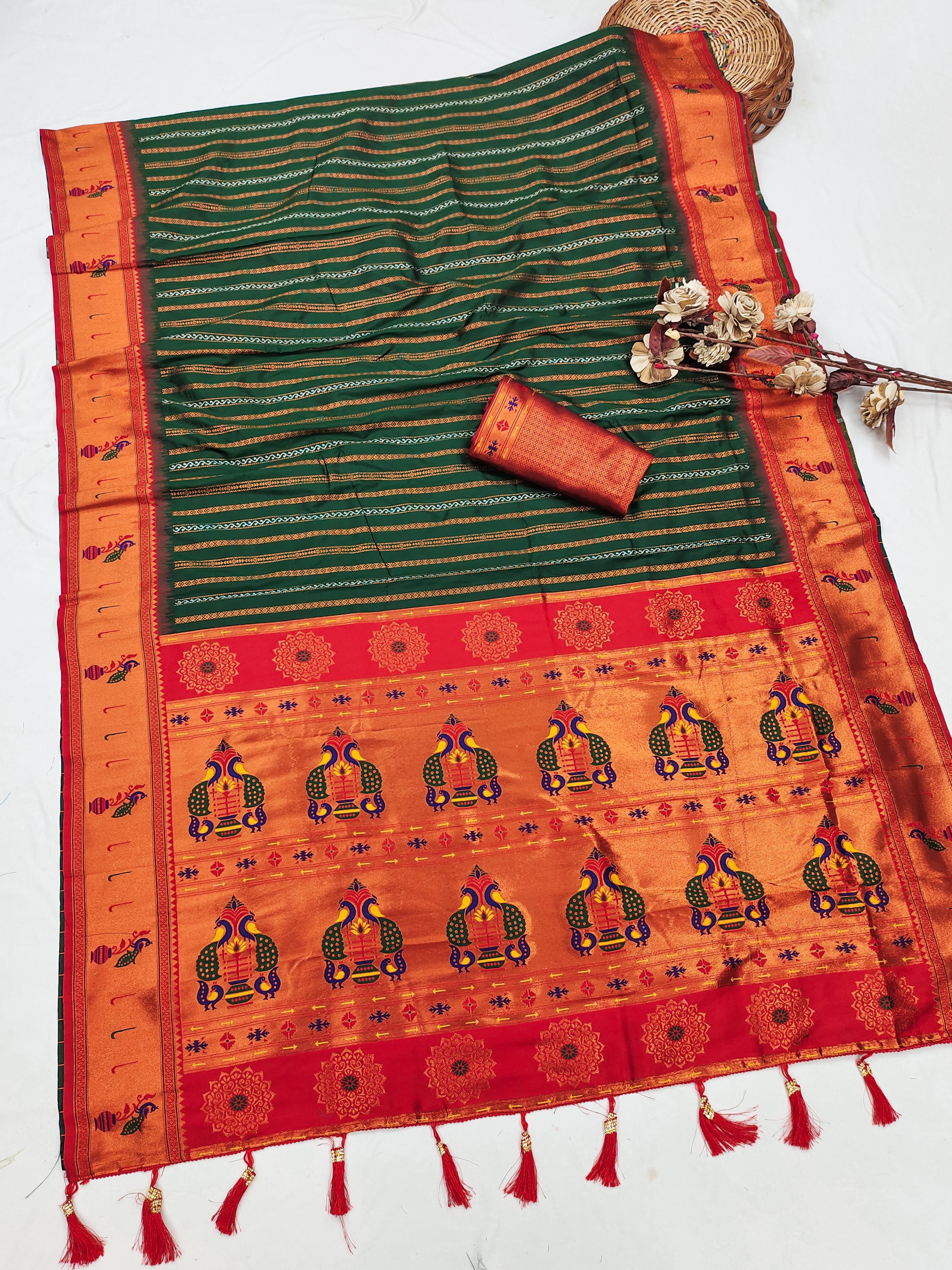 Designer Paithani Silk Saree