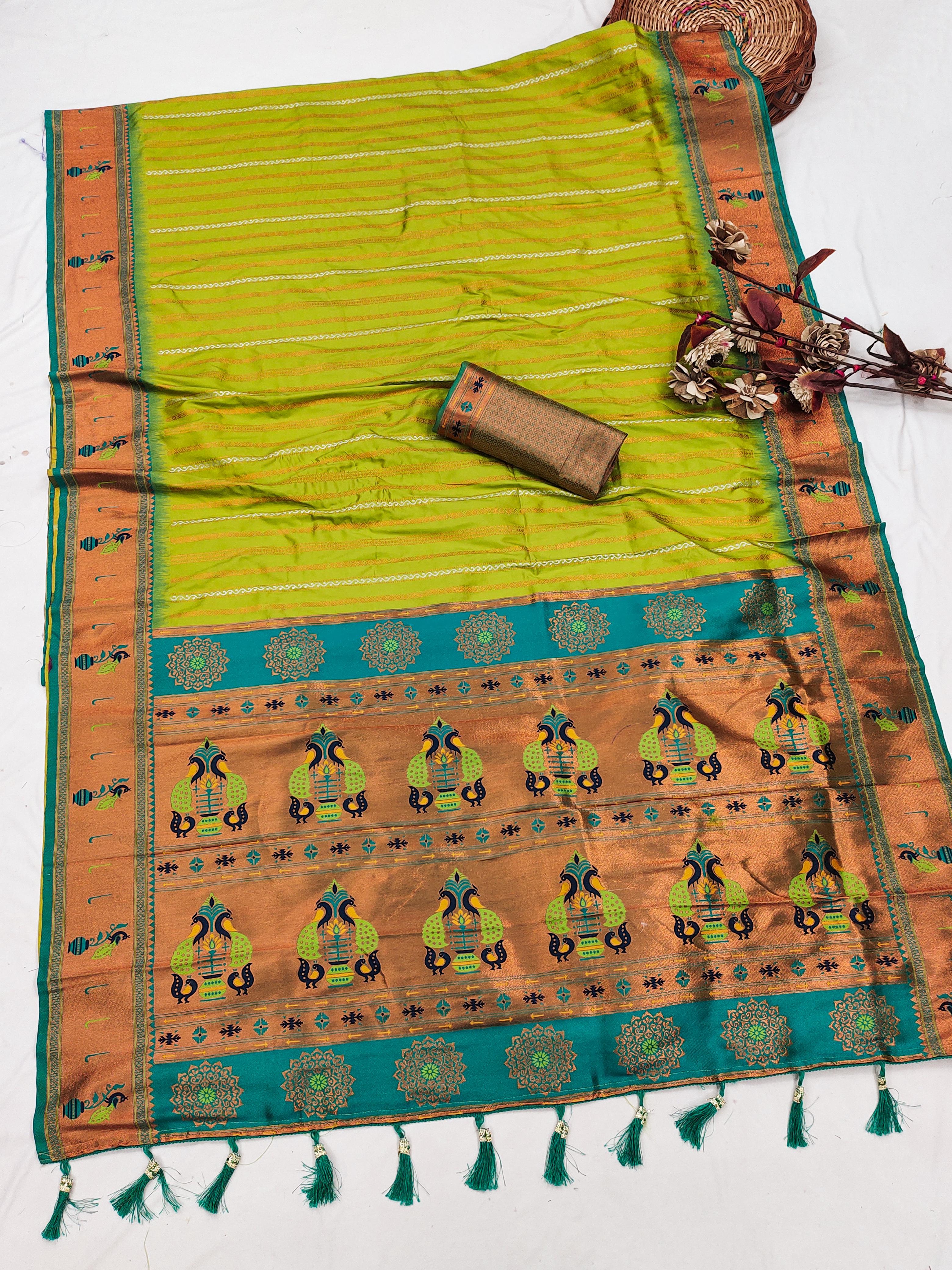 Designer Paithani Silk Saree