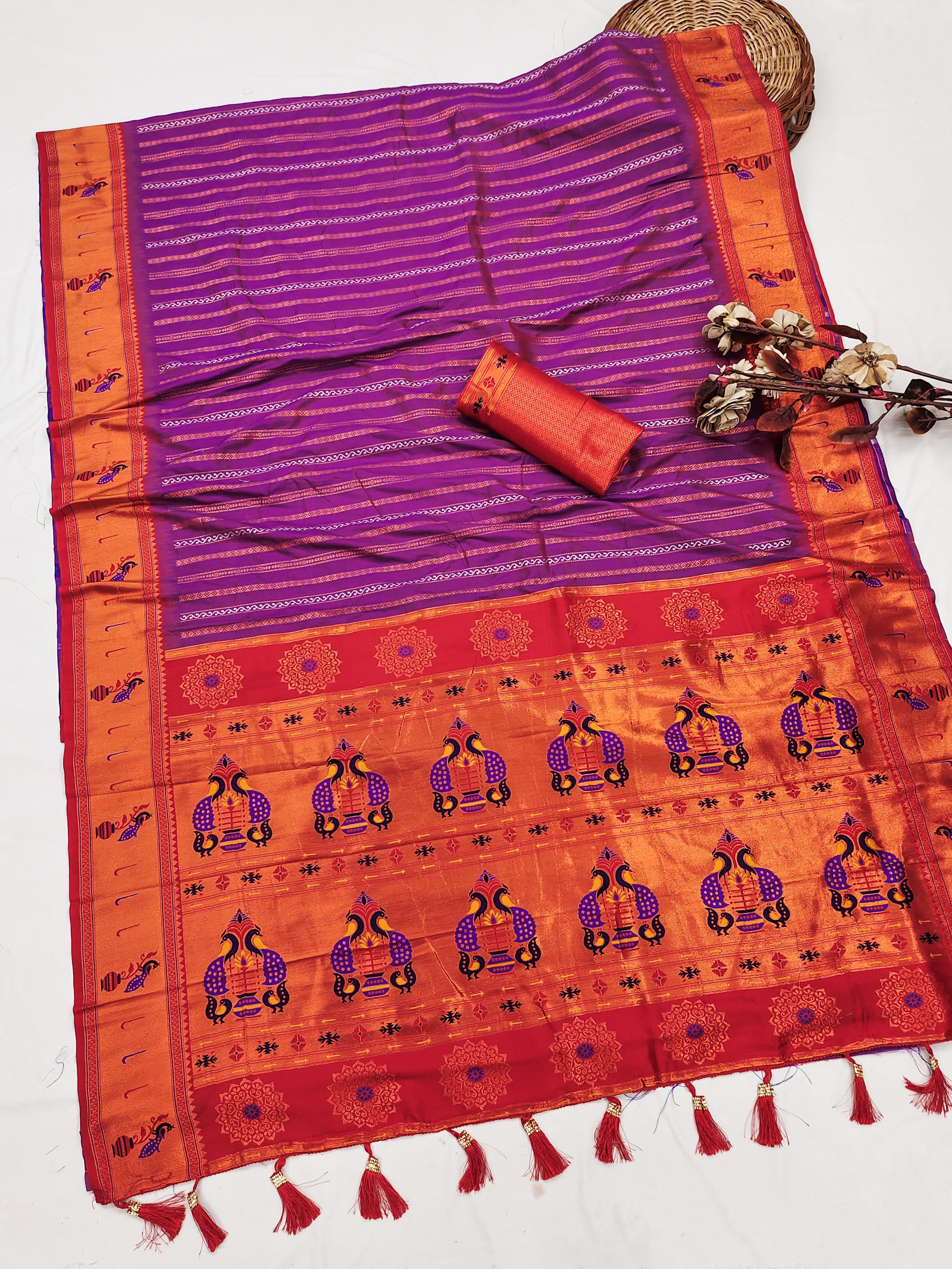 Designer Paithani Silk Saree