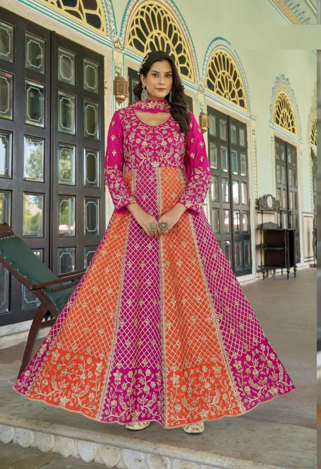 Chandni Charm Luxury Gown