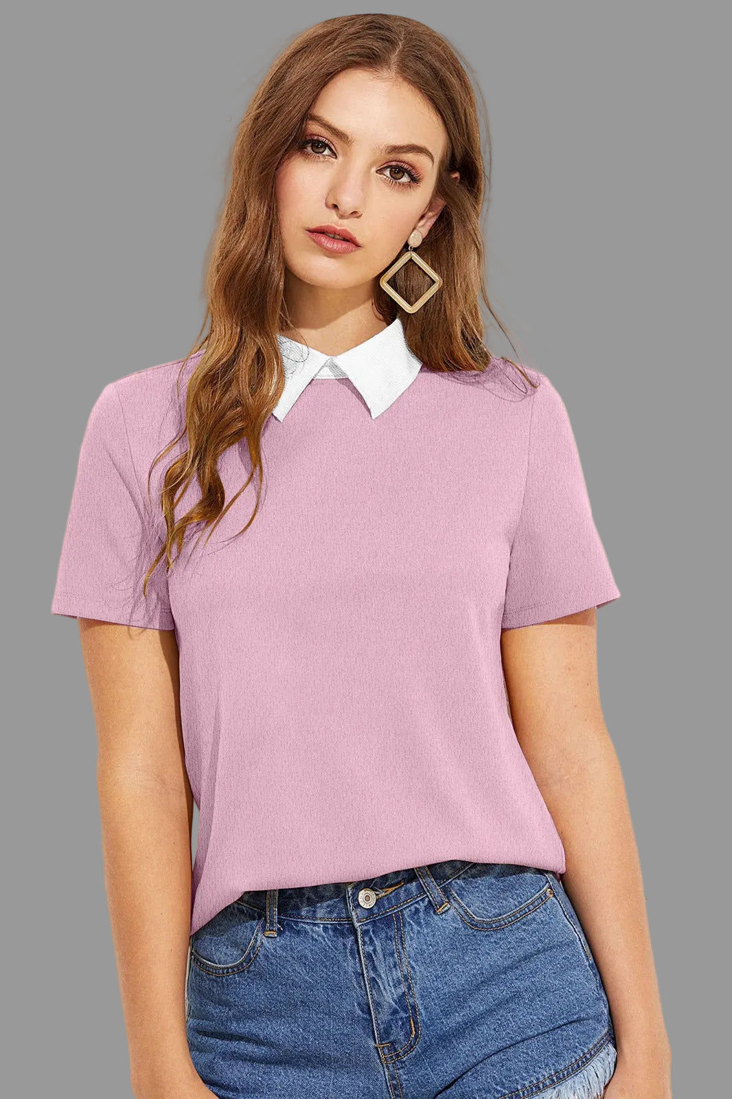 Delta Peter Pan Collar T-Shirt