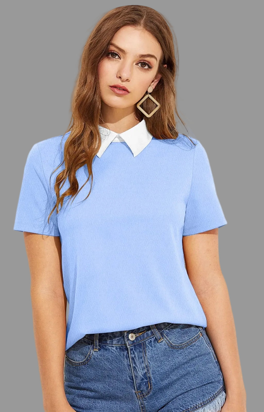Delta Peter Pan Collar T-Shirt