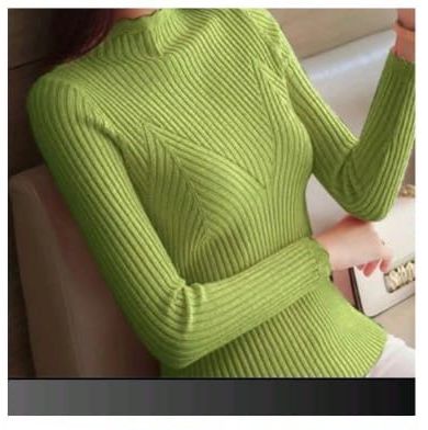 Sweater Tops Long Sleeve Lace Turtleneck Pullovers