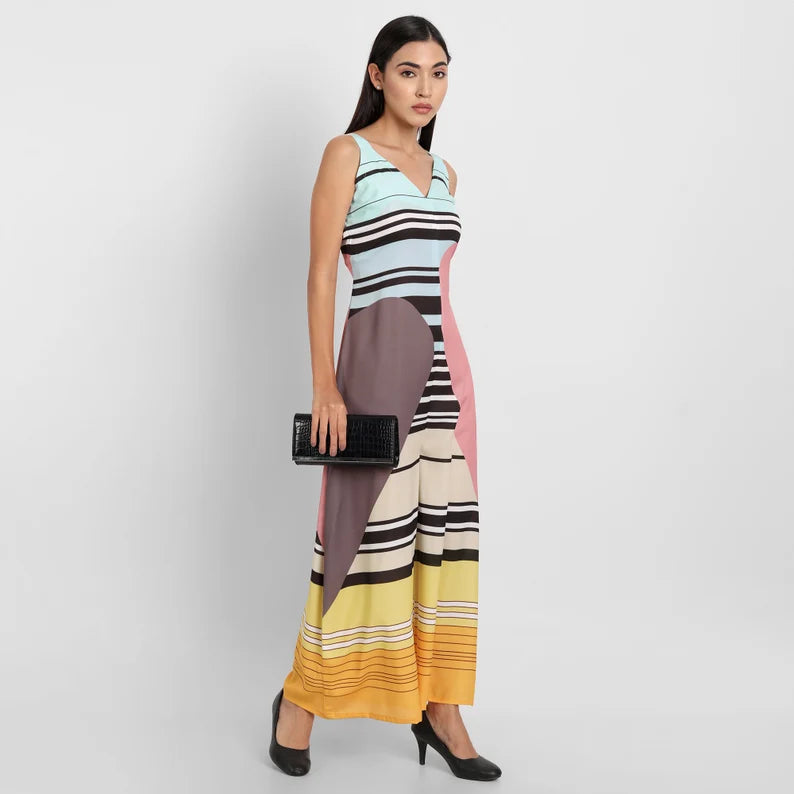 French Printed Jumpsuit