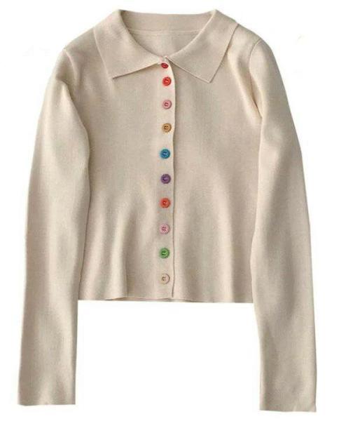 Long Sleeve Designer Knitted Sweater