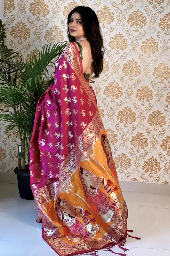 Beautiful Designer Paithani Saree