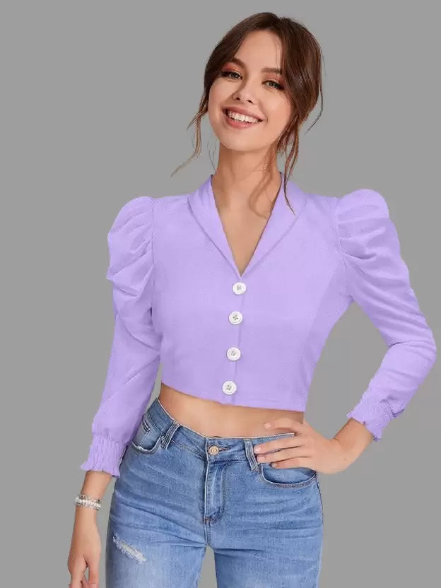 Mauve Crop Top