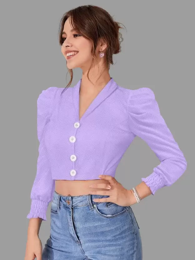 Mauve Crop Top