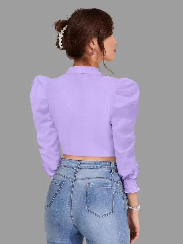 Mauve Crop Top