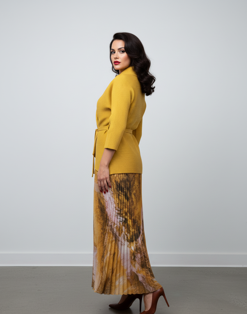 Josefina Bat Sleeve Top and Miyaki Skirt Set Two Piece Co-Ord Set