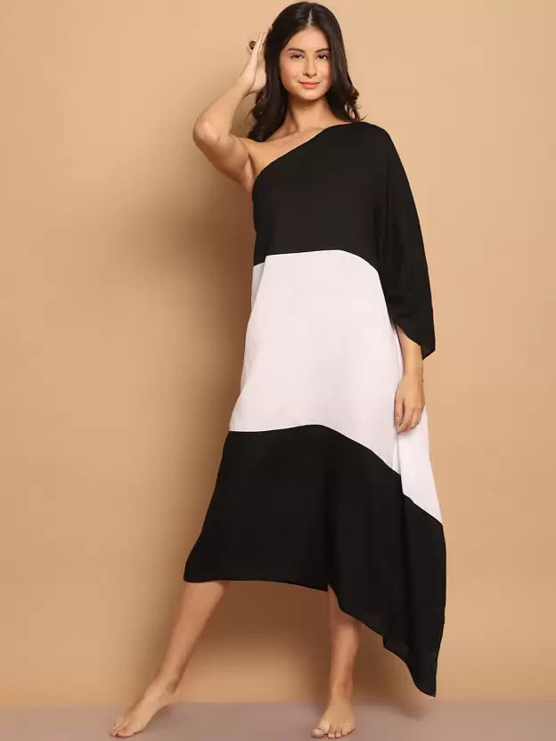 Solid Rayon Women Kaftan