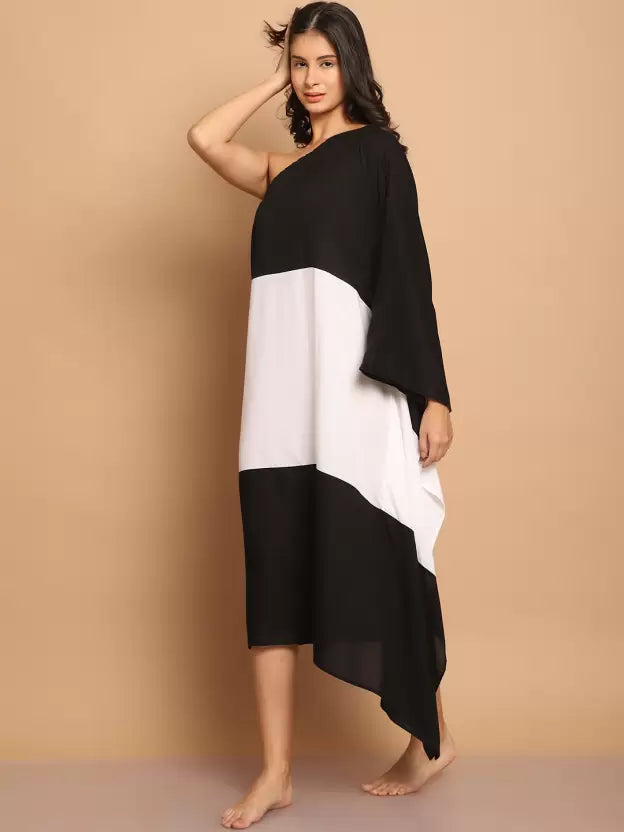 Solid Rayon Women Kaftan