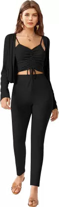 Nick Women Exclusive Black Co-ord Set
