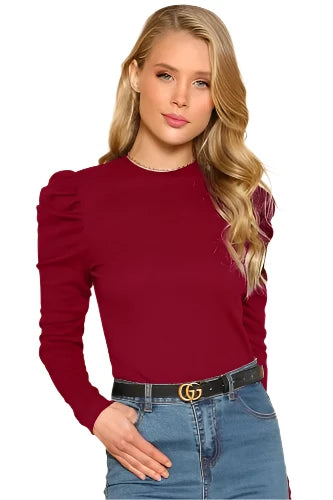 Full Sleeve High Neck T-Shirt