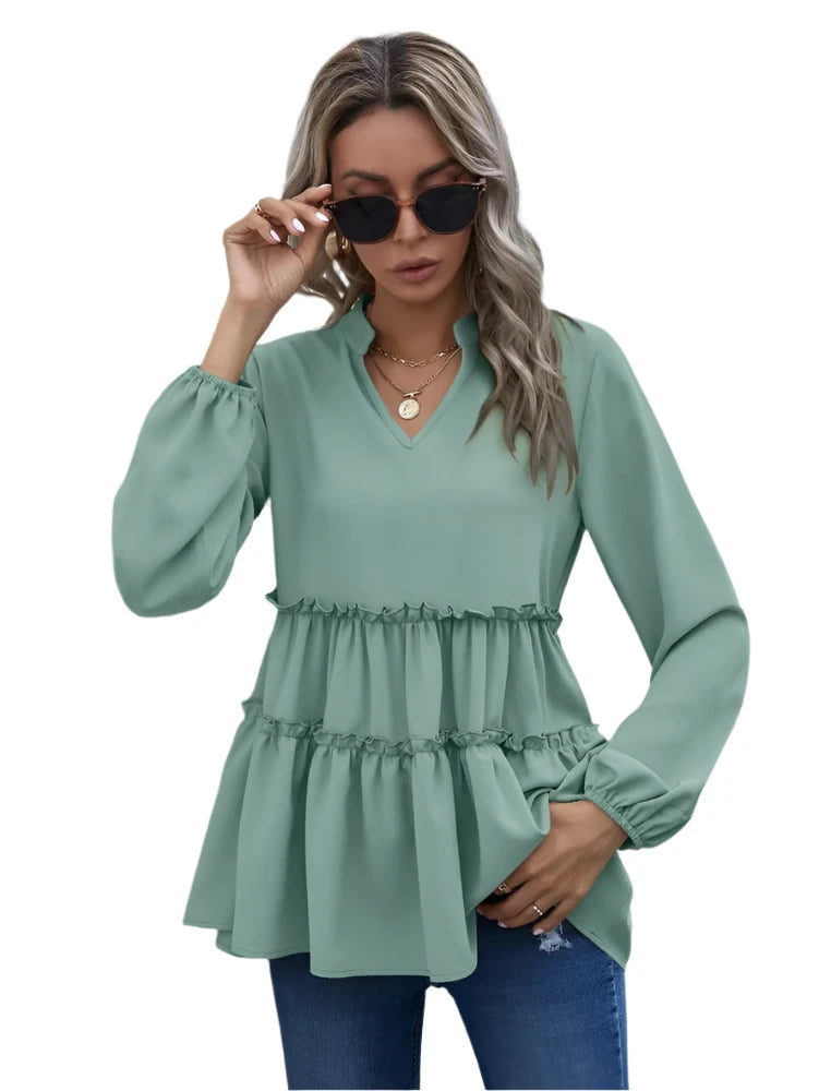 Green Polyester Top