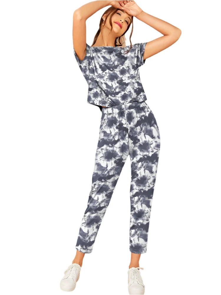 Polyester top and pant