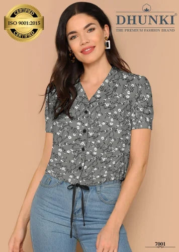 Cotton Designer Ladies Tops