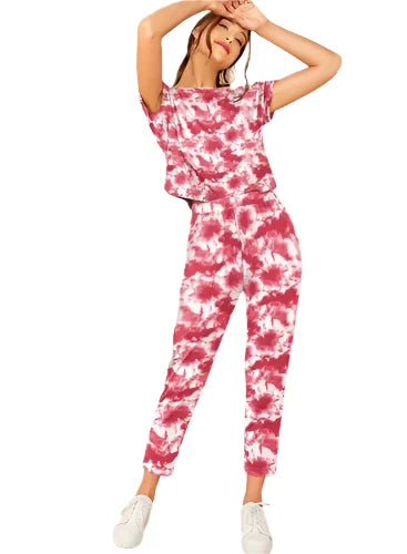 Polyester top and pant