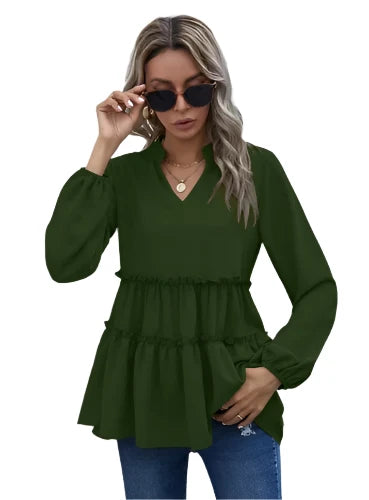 Green Polyester Top