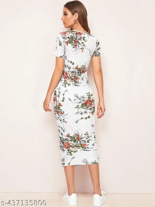 Flower Printed Dress