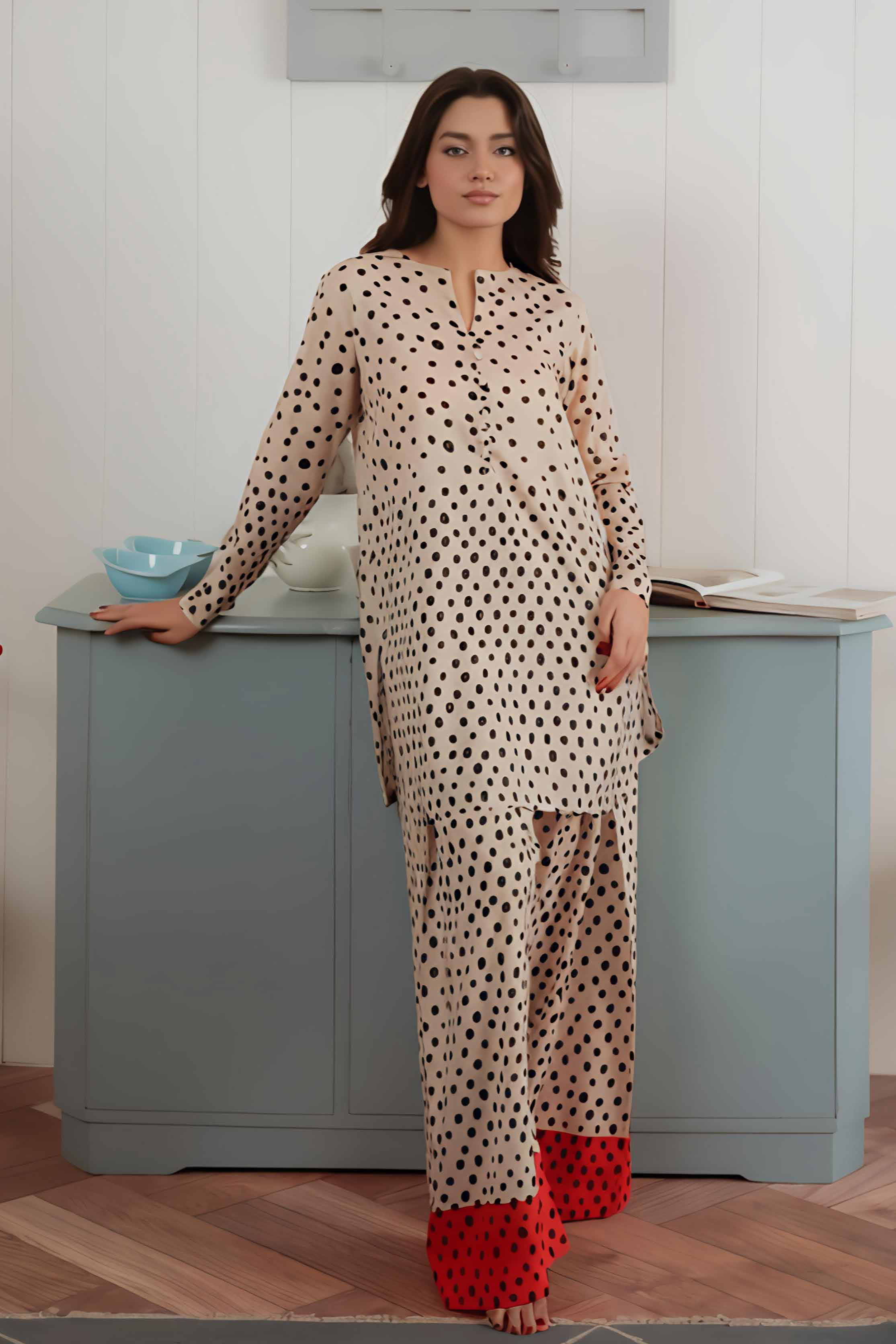 Iram Polka Dot Co-Ord Set