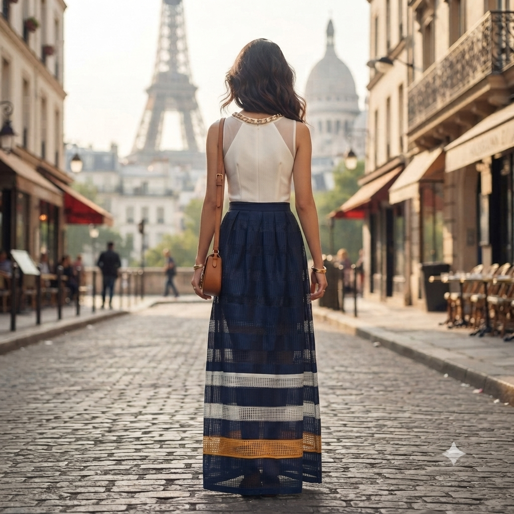 Parisian Chic Sleeveless Maxi Dress